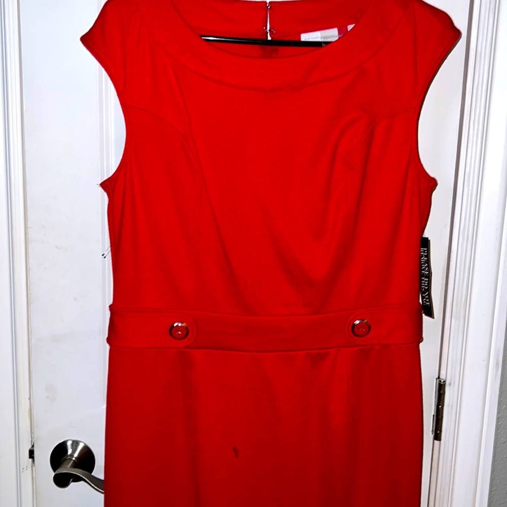 New York & Co red sleeveless dress with tags! Never worn